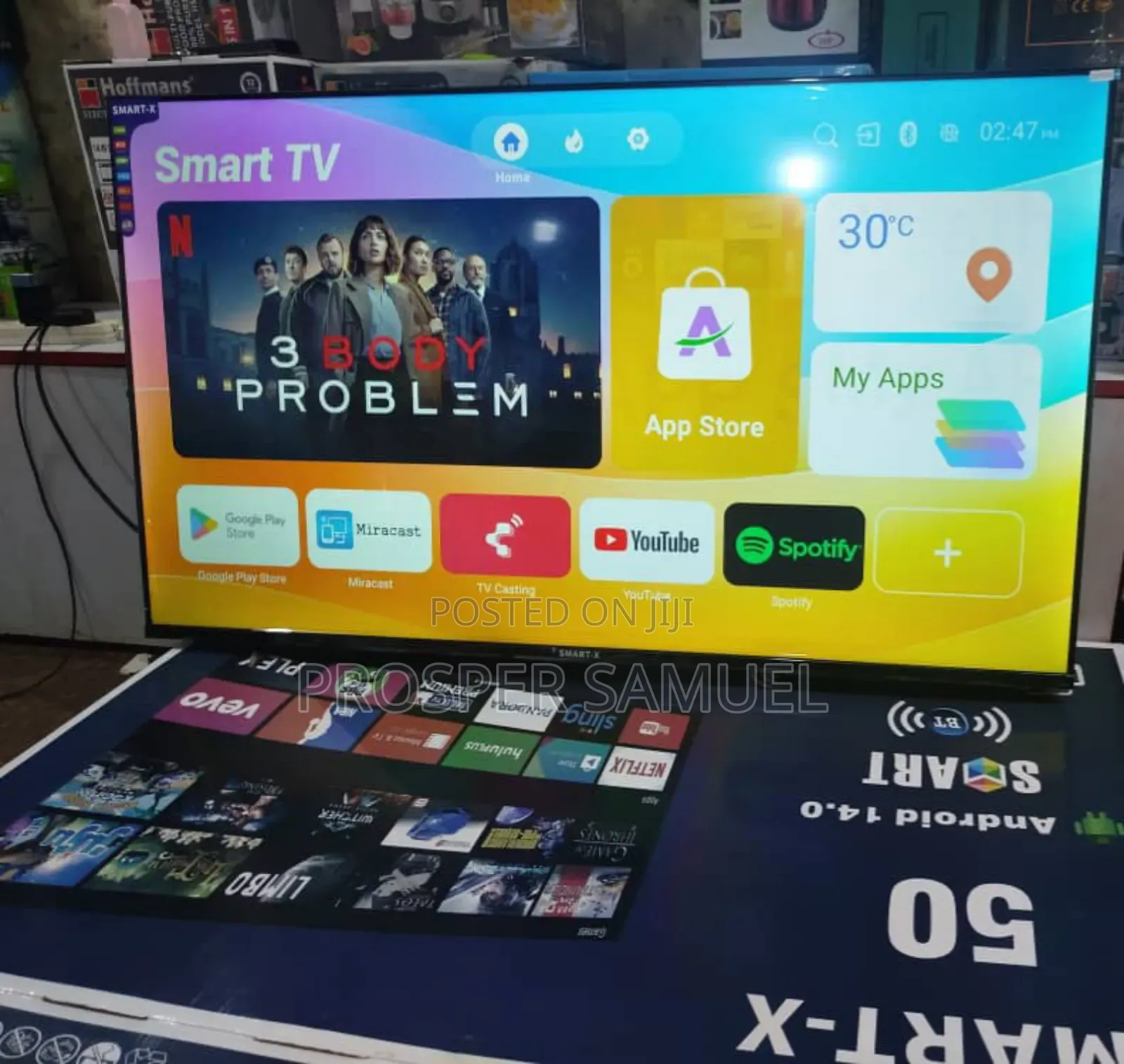 Brand New Smart- X 50 Inches Smart Digital Frameless Tv