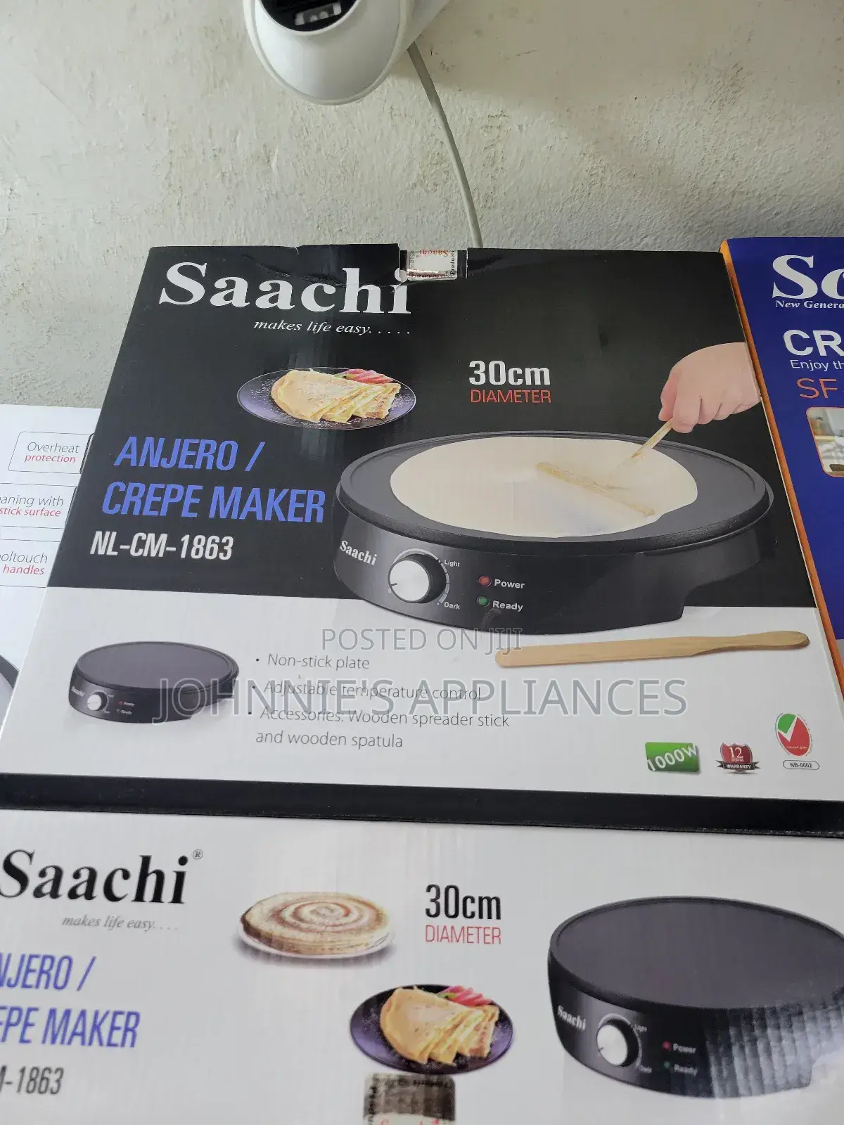 Saachi 30cm Anjero Crepe Maker – Model Nl-Cm-1863