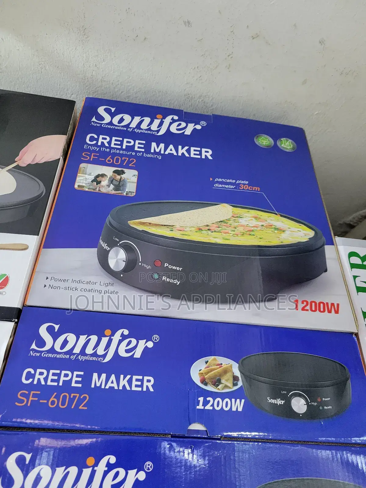 Sonifer Sf-6072 Electric Crepe Maker – 30cm, 1200w