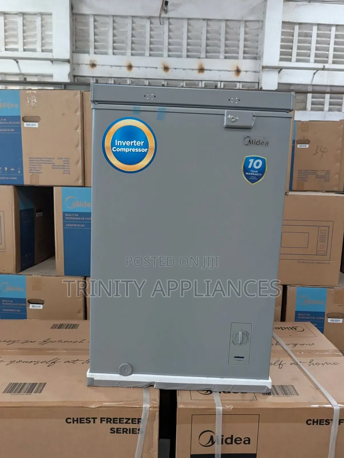 Midea 130 Litres Gross Chest Freezer With Inverter