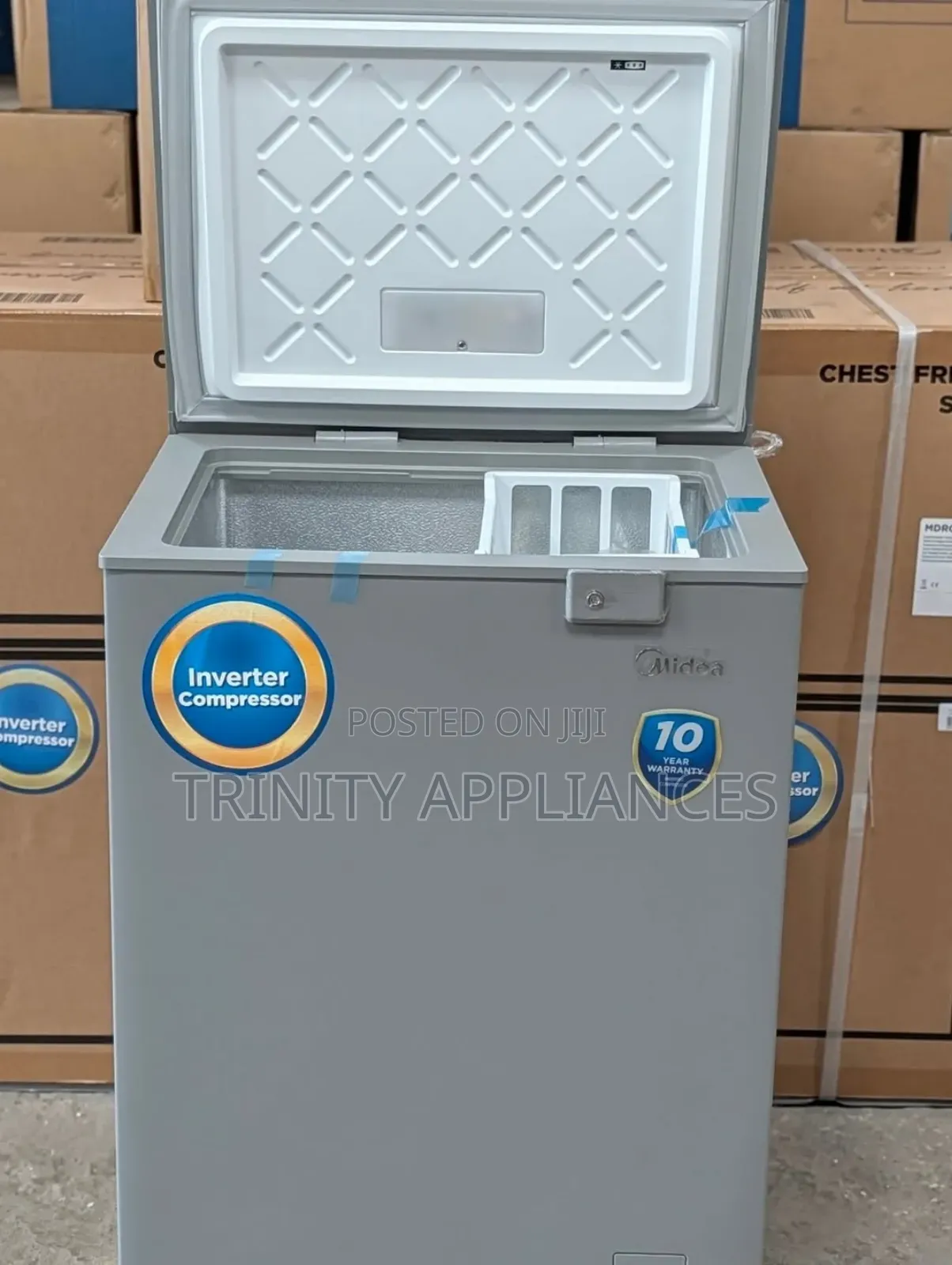 Midea 130 Litres Gross Chest Freezer With Inverter