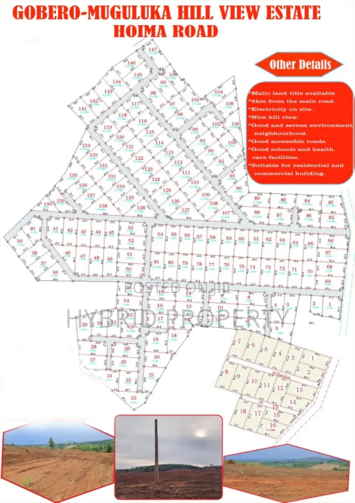 Prime Plots for Sale at Kakiri~Muguluka Hill View Estate~Hoima Road.