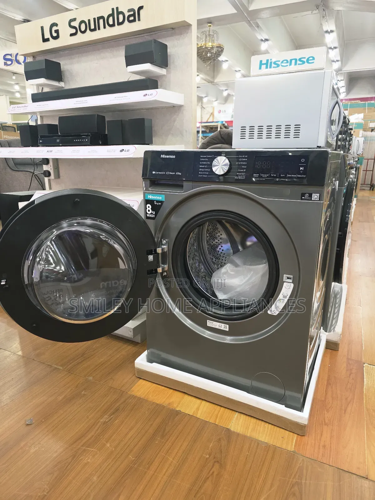Brand New Hisense 8kgs Washer 5kgs Dryer Frontloader Washing Machine