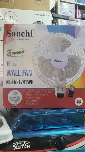 Saachi Wall Fan With Remote