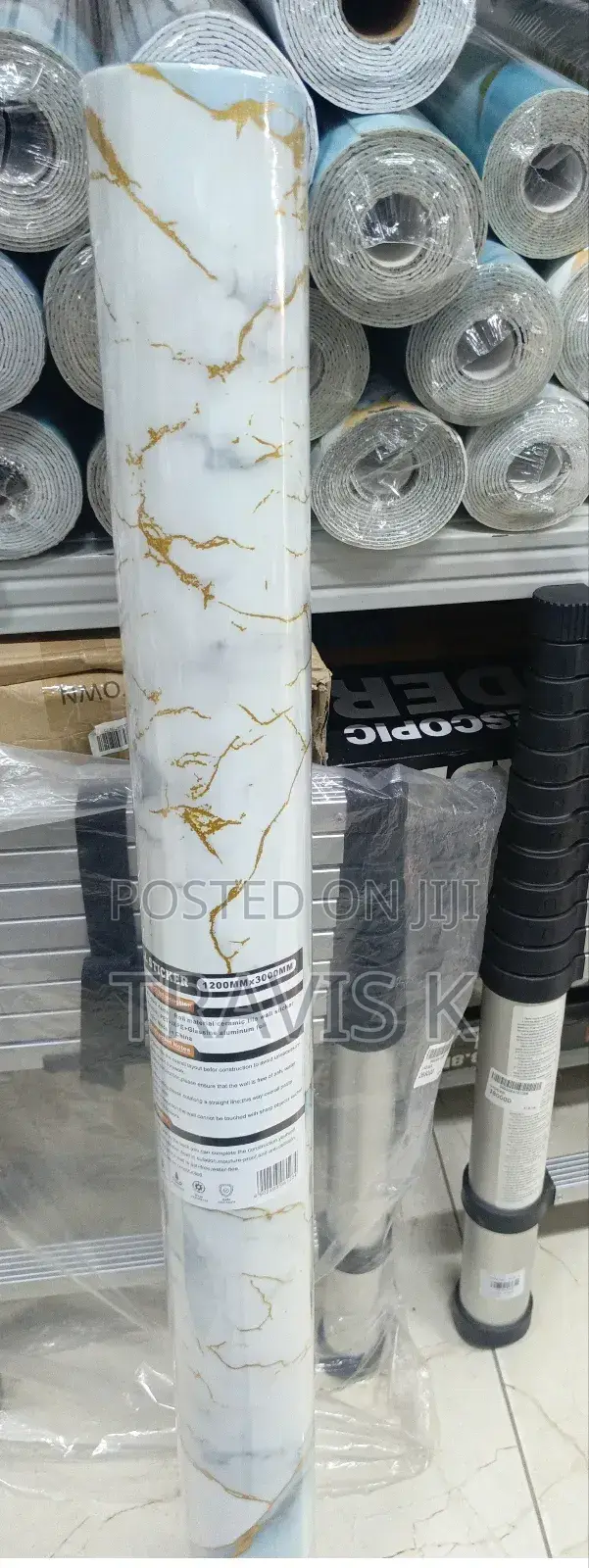1200mmx3000mm Marble Sticker Wallpaper Roll