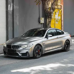 Satin Silver Car Body Wrap