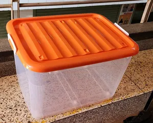Clear Plastic Storege Box With Wheels