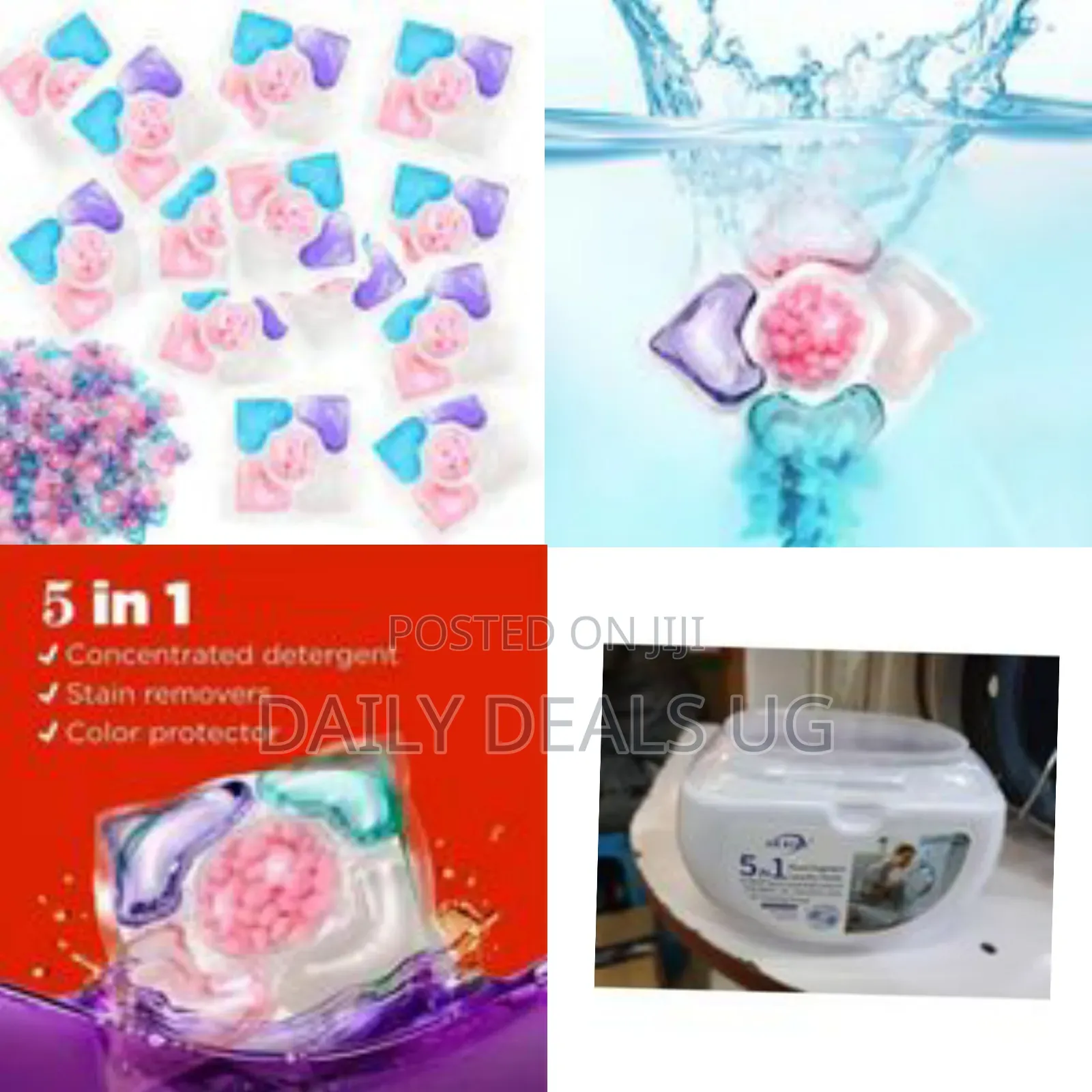 5 in 1 Air Baby Floral Fragrance Laundry Beads, 3d Colorful Fragrance