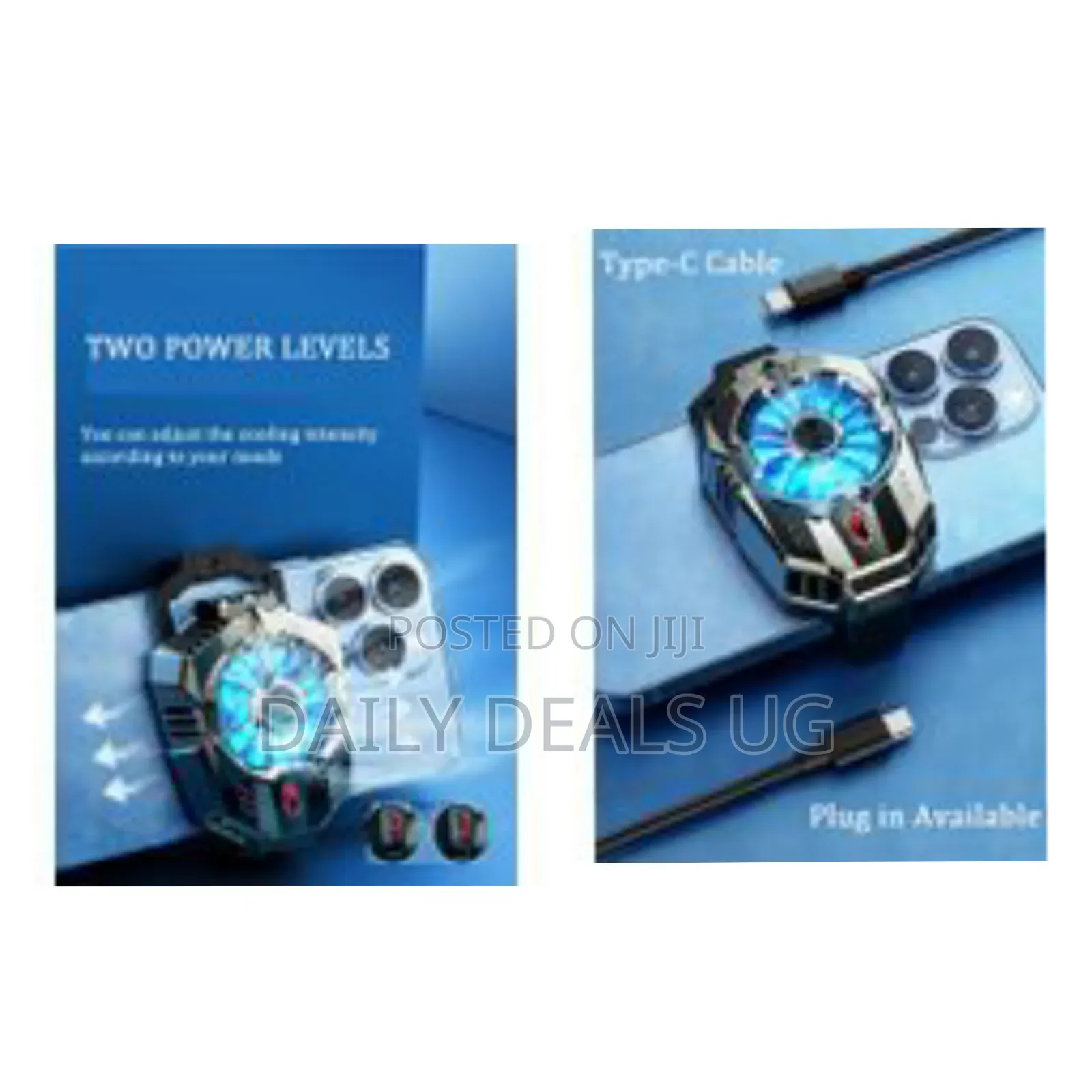 X20 Phone Cooler, Adjustable Semi-Conductor Smartphone Cooling Fan