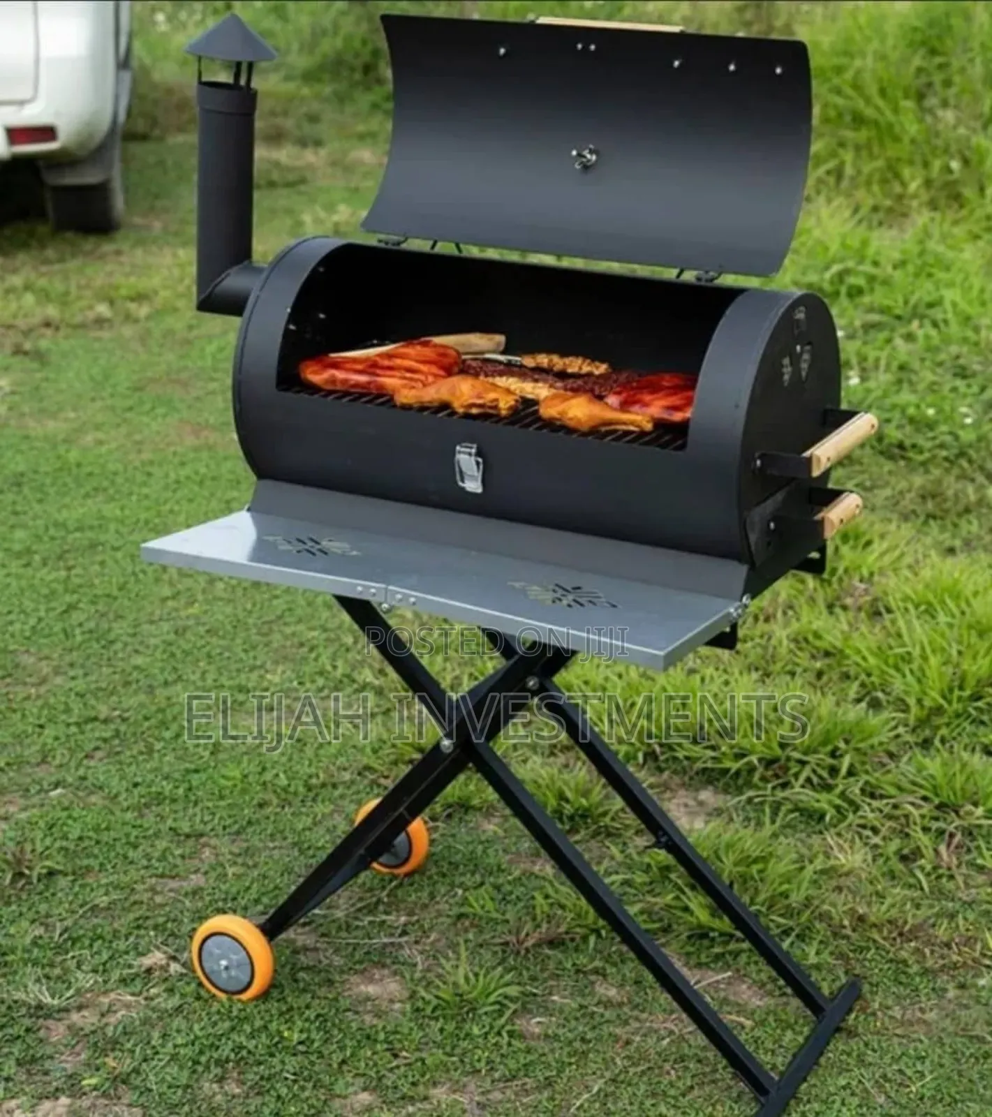 Ourcamp Portable Charcoal Bbq Grill Smoker