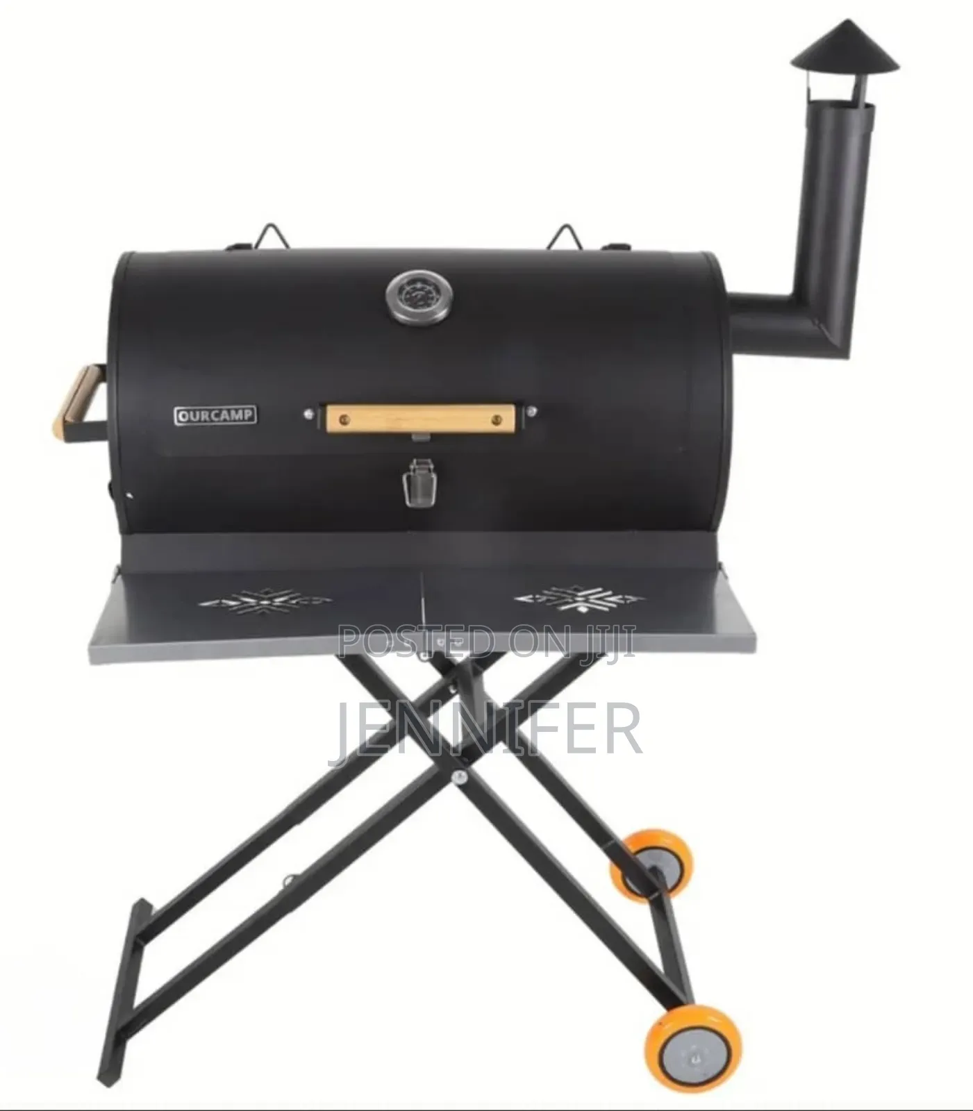 Ourcamp Portable Charcoal BBQ Grill Smoker