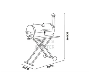 Ourcamp Portable Charcoal BBQ Grill Smoker
