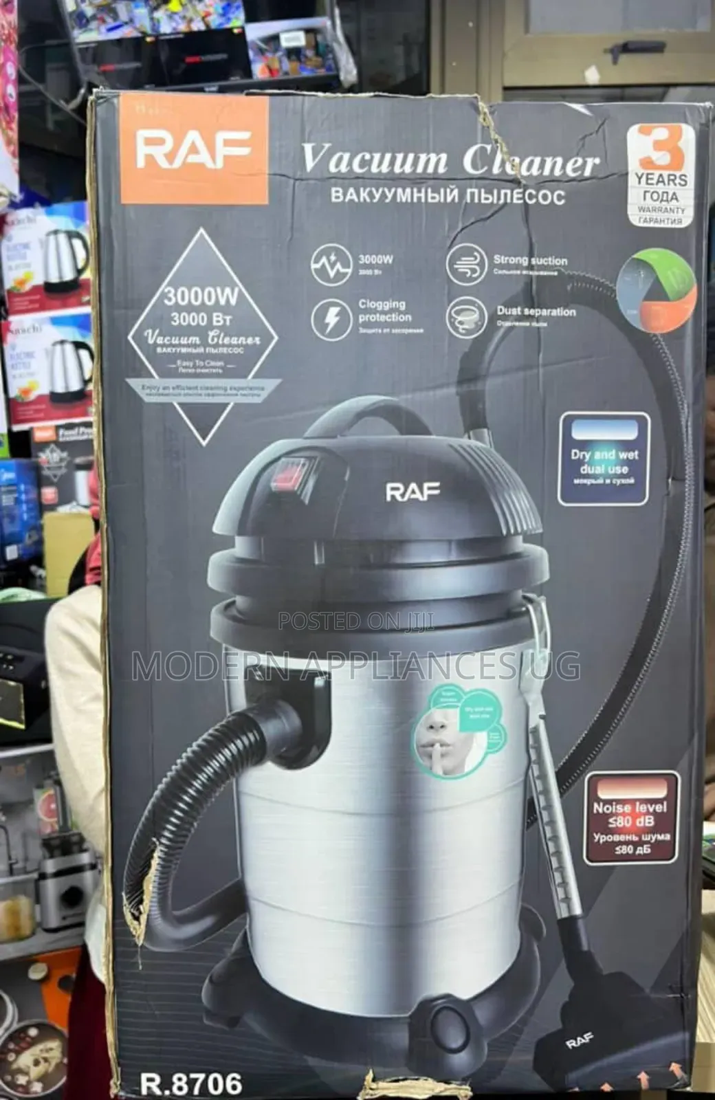 Raf 25 Litres Wet and Dry Vacuum Cleaner