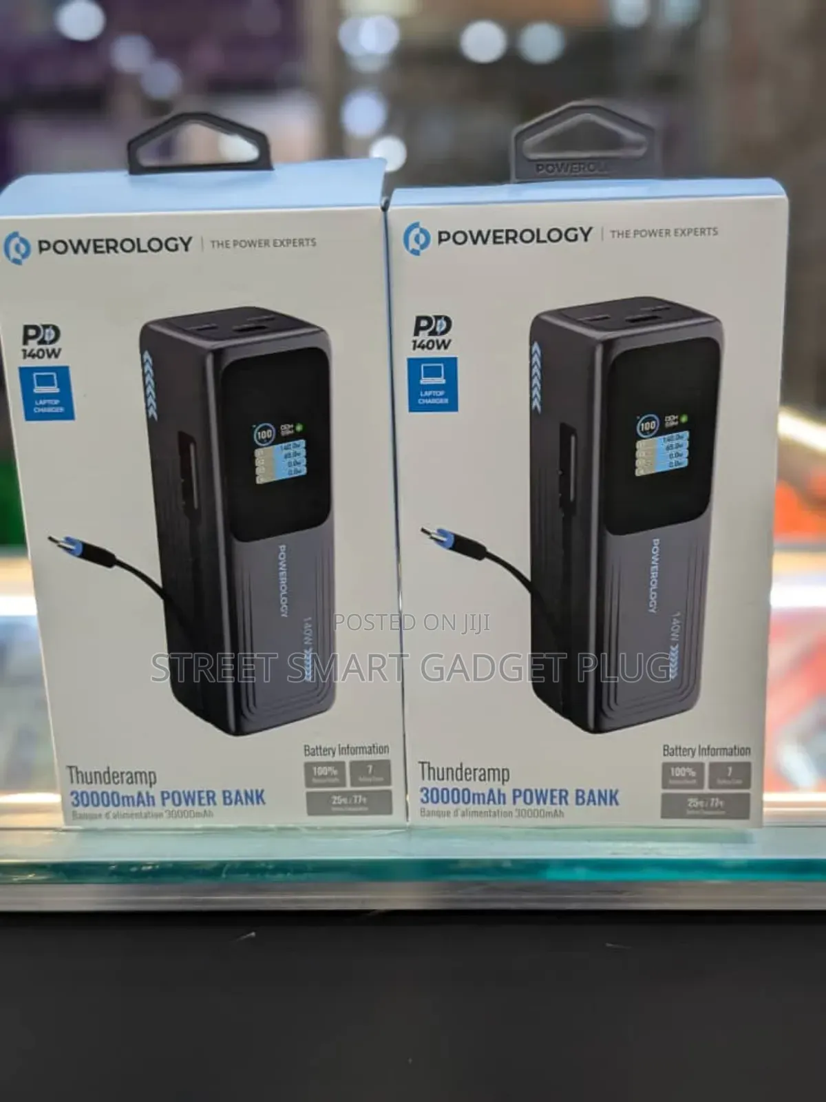 Powerology Thunder Ramp 30,000mah 140 Watts Power Bank