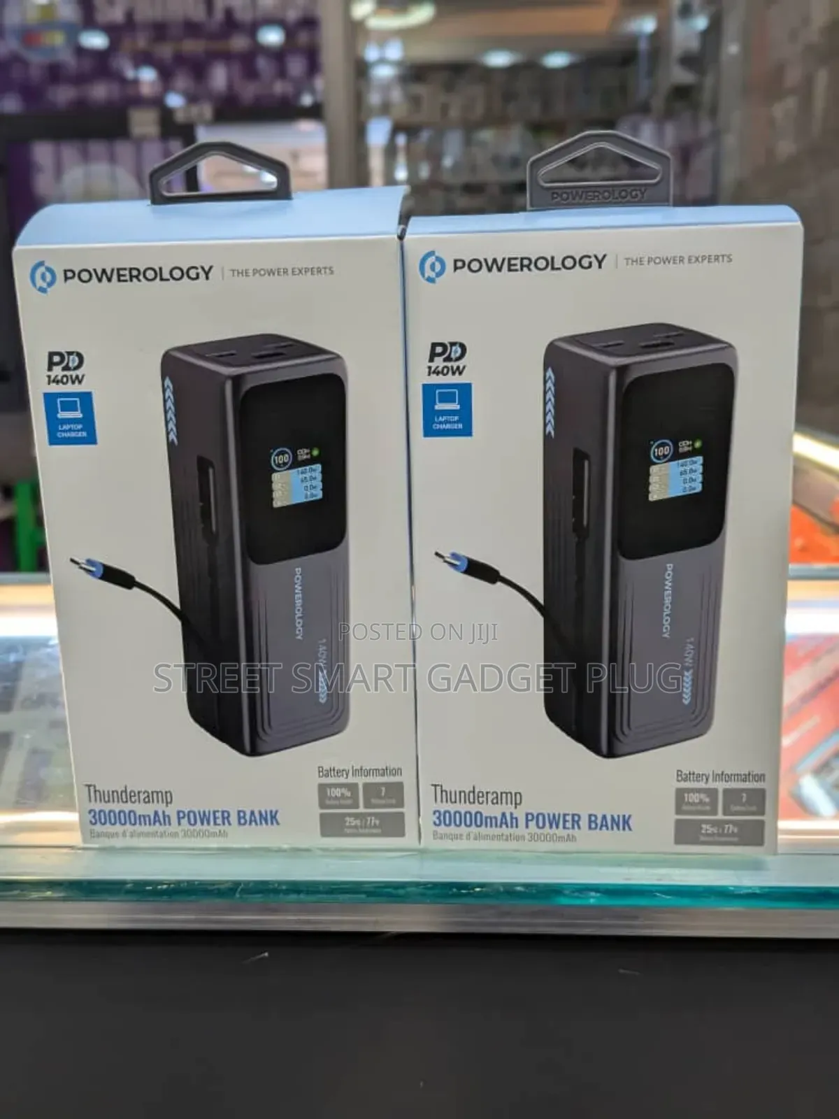 Powerology Thunder Ramp 30,000mah 140 Watts Power Bank