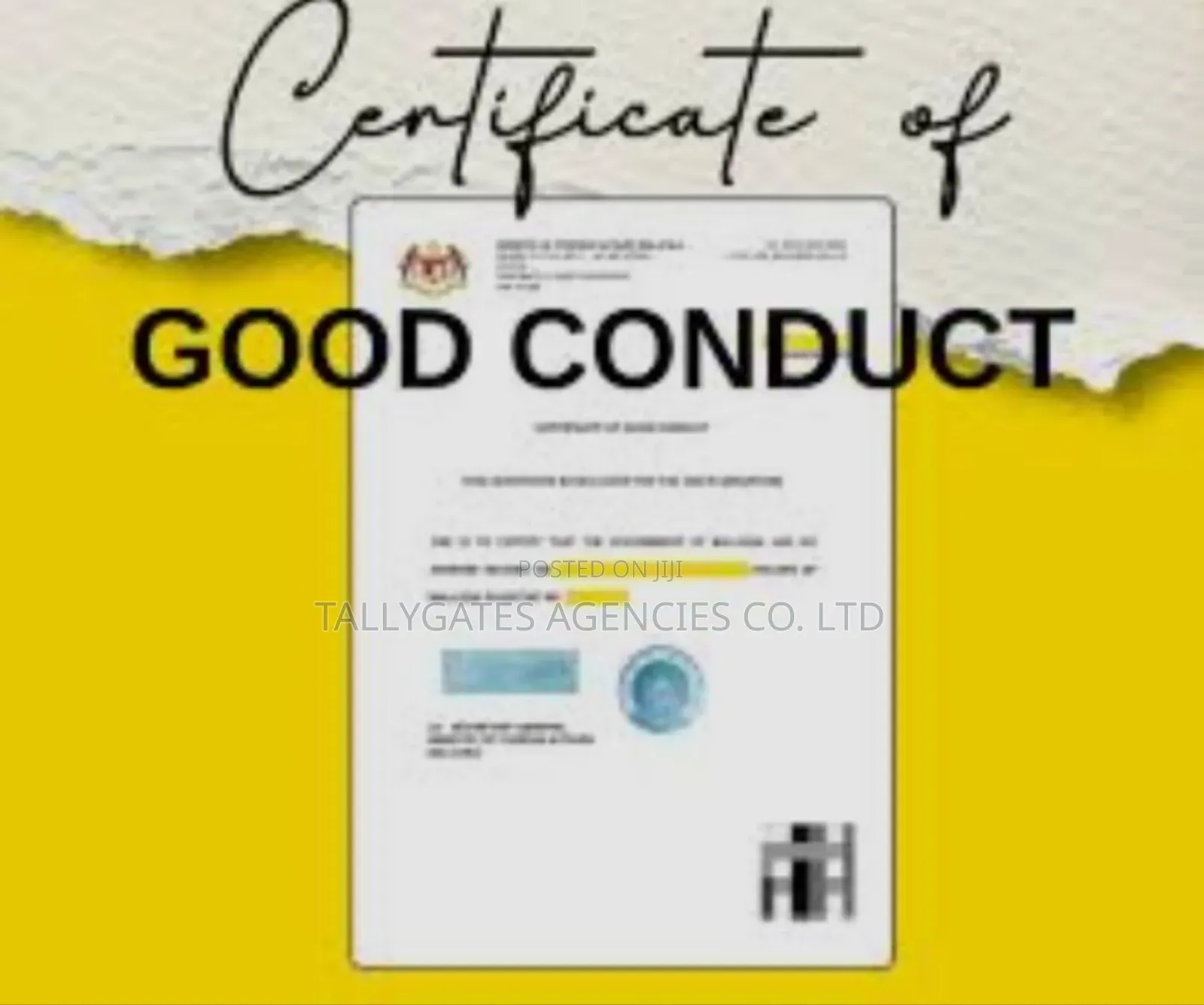 Interpol Certificate of Good Conduct●Police Clearance Forms.