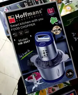 Hoffman Electric Meat Chopper | 3.5 Litter Capacity Hm-8847