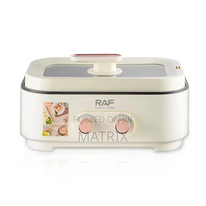 Raf Multicooker 3l+3l Dual-Sided Pot Electric Cooker Electric Hot Pot