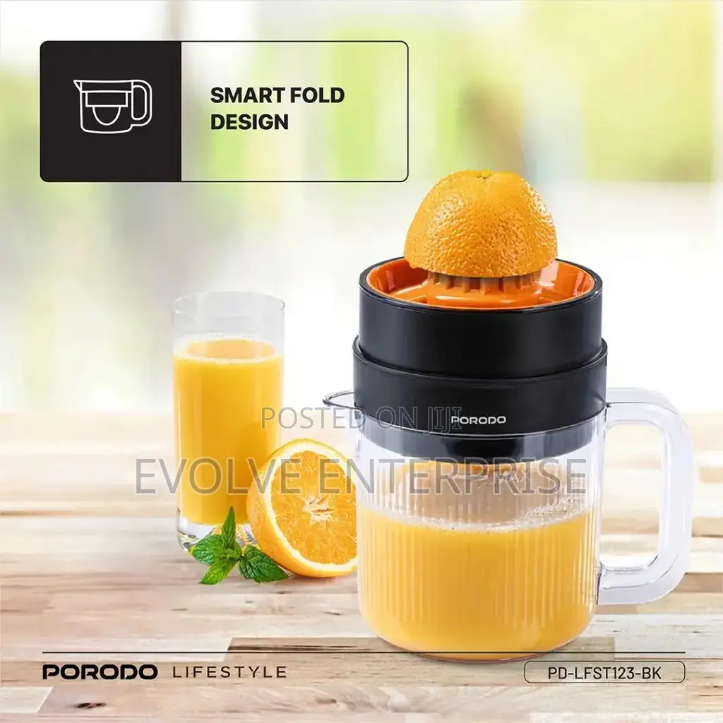Porodo Lifestyle Bi-Directional Juicer - Black