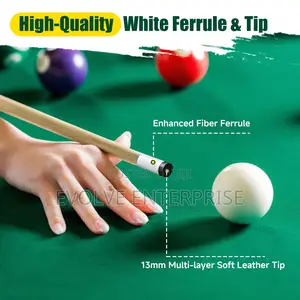 Billiard Cues With 13mm Leather Tip