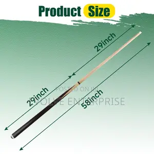 Billiard Cues With 13mm Leather Tip