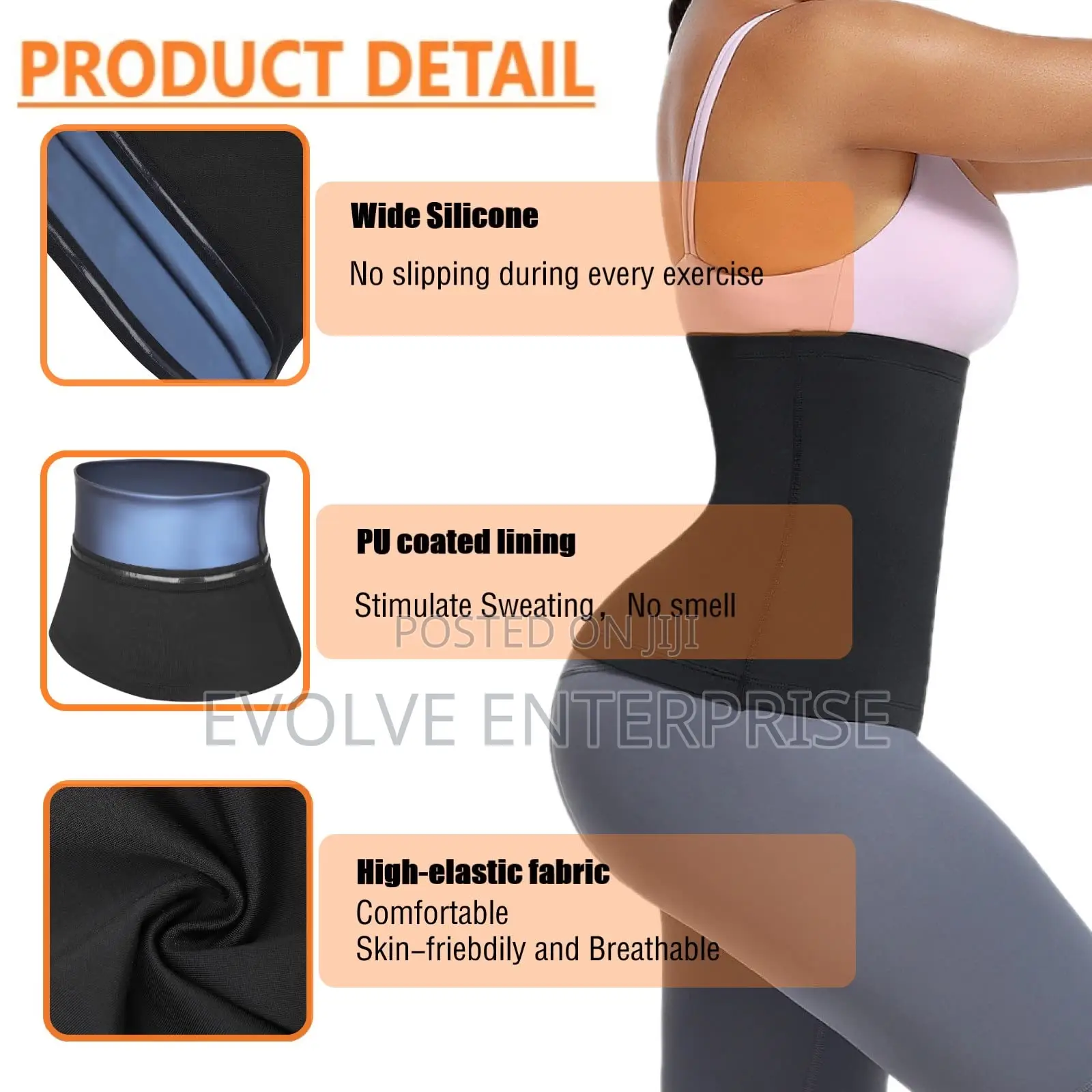 Huiming Sauna Suit Waist Trimmer for Women