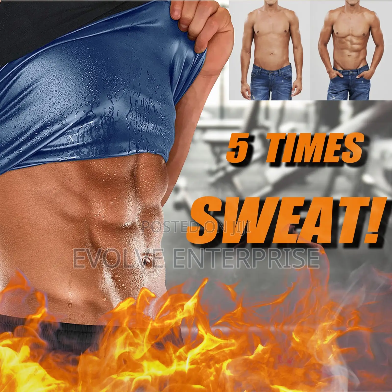 Sauna Vest for Men Waist Trainer