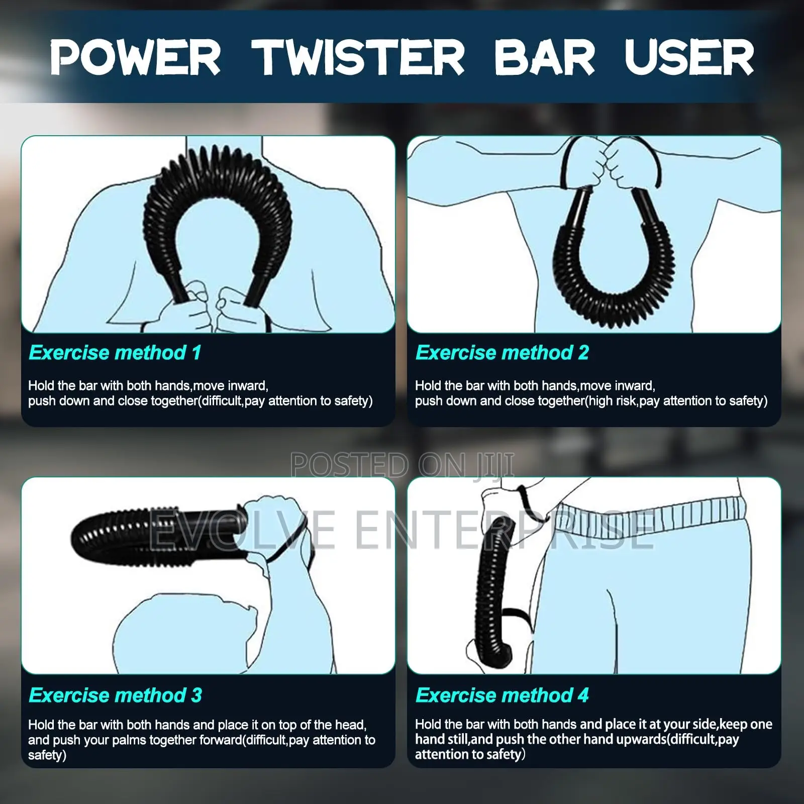Travel-Friendly Spring Power Twister – Lightweight Arm Exerciser