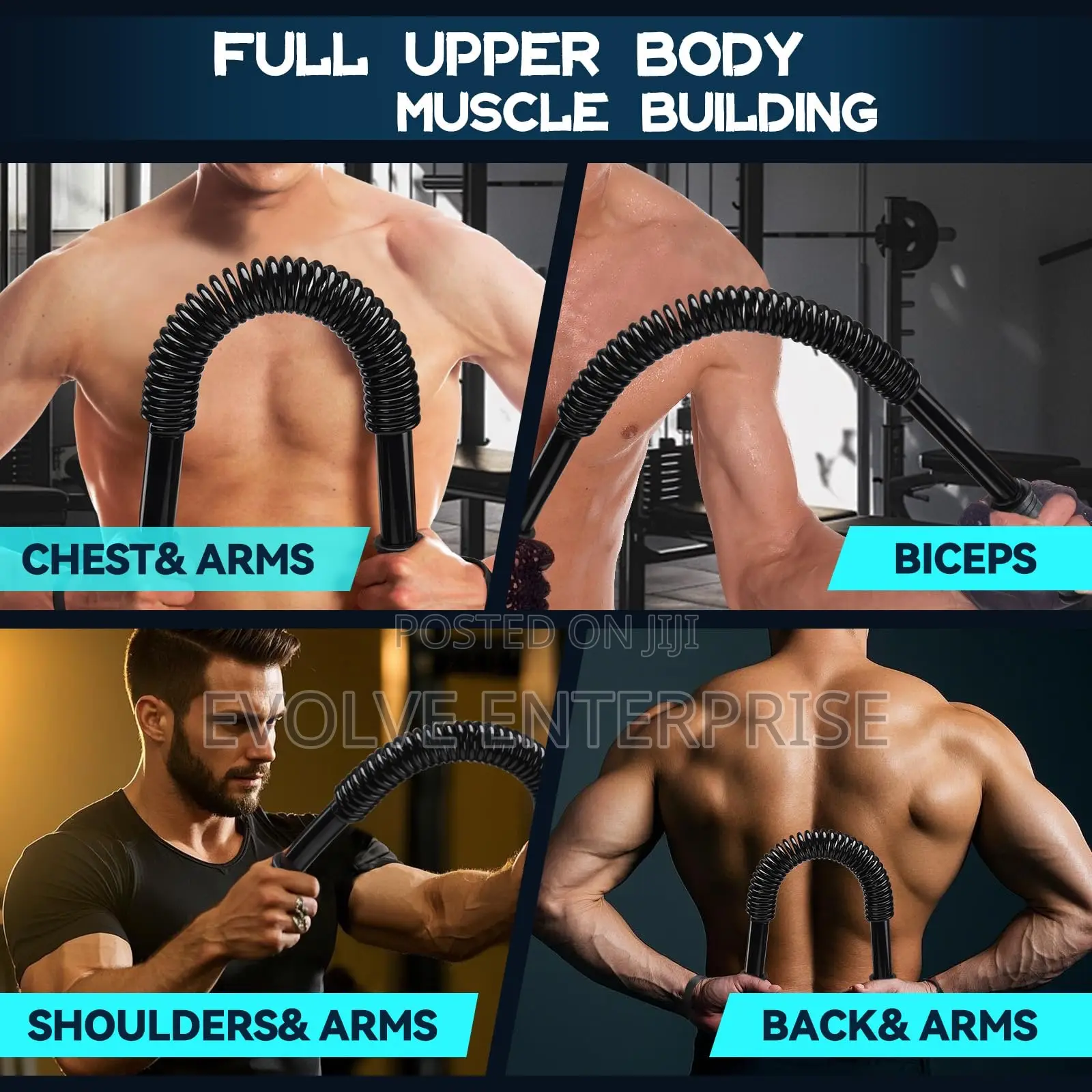 Travel-Friendly Spring Power Twister – Lightweight Arm Exerciser