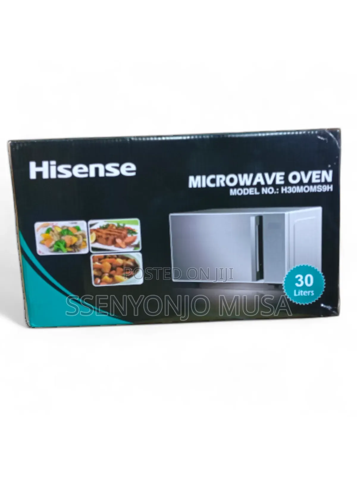 Hisense 30l Microwave Oven, 900w, 11 Power Levels, Grey Cavity, Silver
