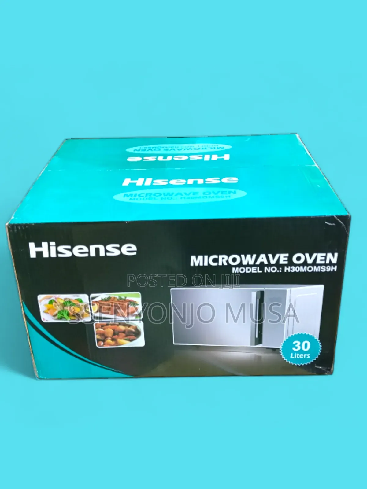 Hisense 30l Microwave Oven, 900w, 11 Power Levels, Grey Cavity, Silver