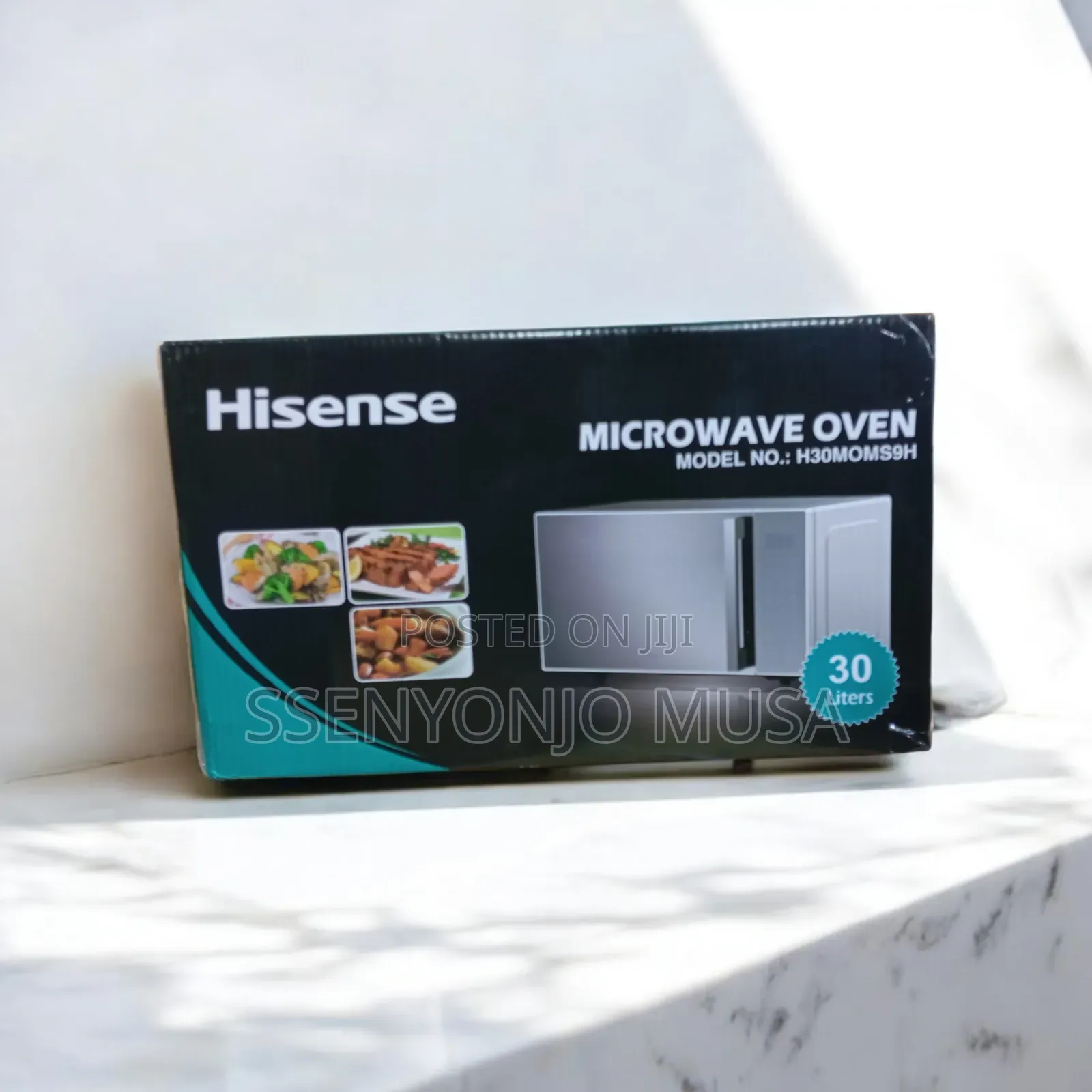 Hisense 30l Microwave Oven, 900w, 11 Power Levels, Grey Cavity, Silver