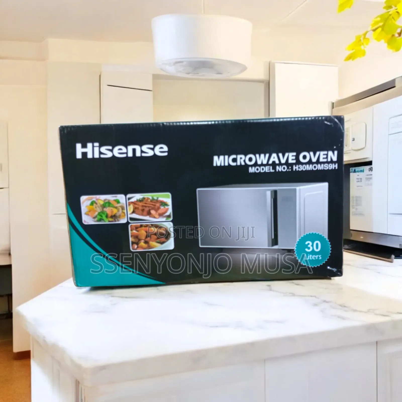 Hisense 30l Microwave Oven, 900w, 11 Power Levels, Grey Cavity, Silver