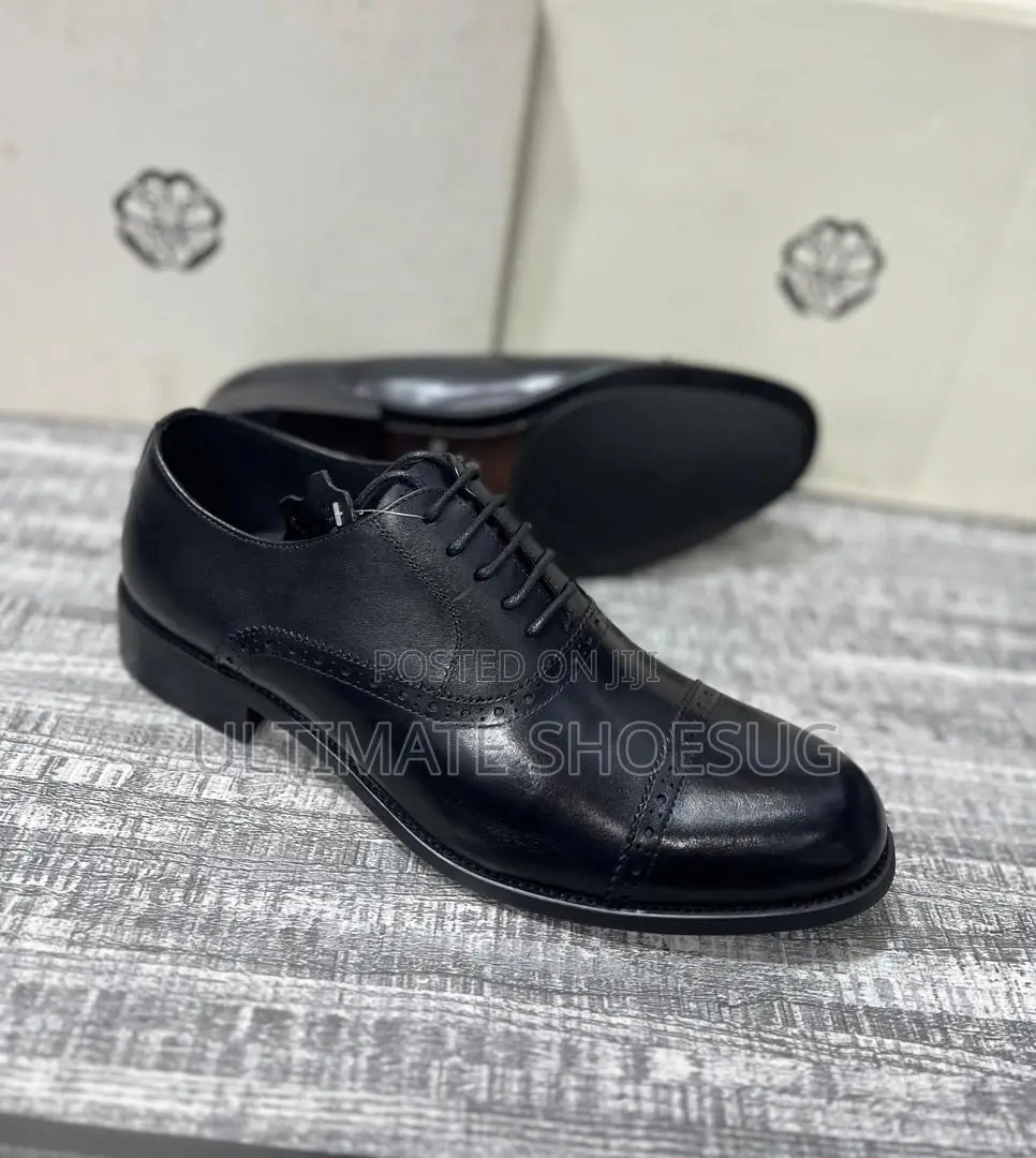 Roberto Rossi Black Lace Oxfords