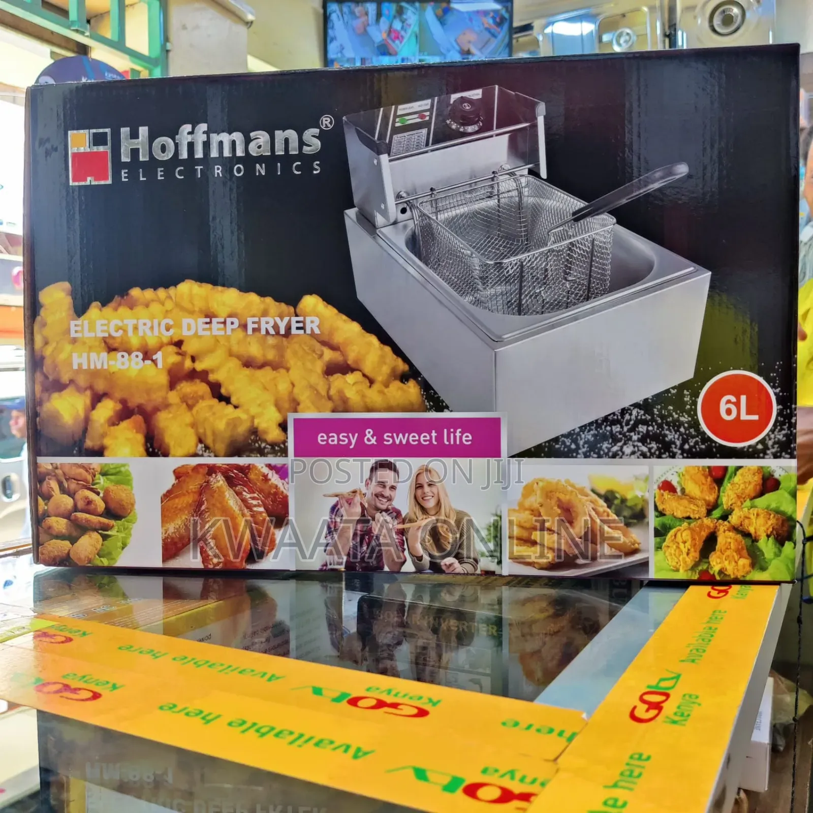 Hoffman Deepfrier 6l Adjustable Temperature Control (60°C Up To 200°C)