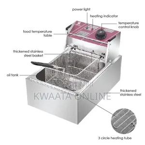 Hoffman Deepfrier 6l Adjustable Temperature Control (60°C Up To 200°C)