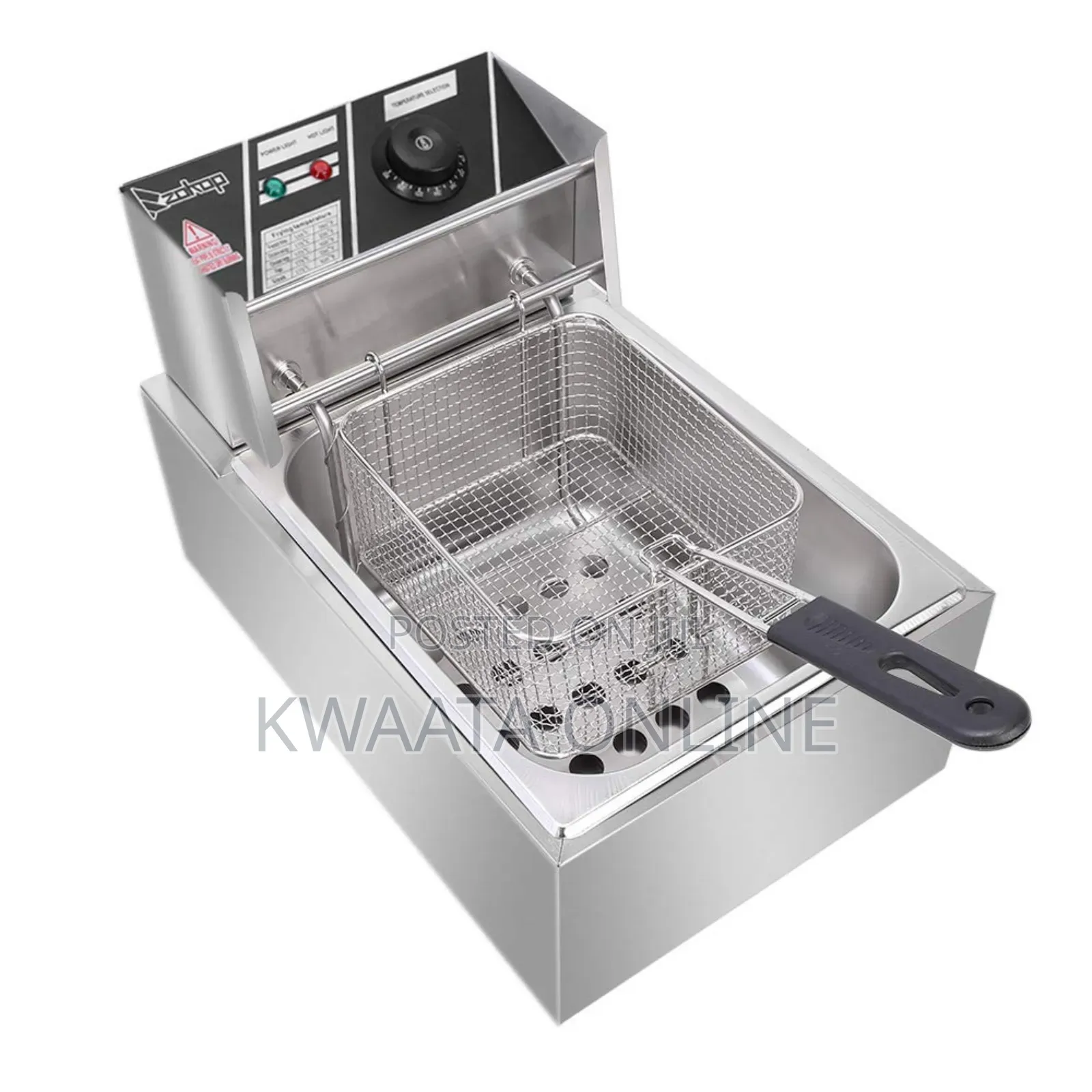 Hoffman Deepfrier 6l Adjustable Temperature Control (60°C Up To 200°C)