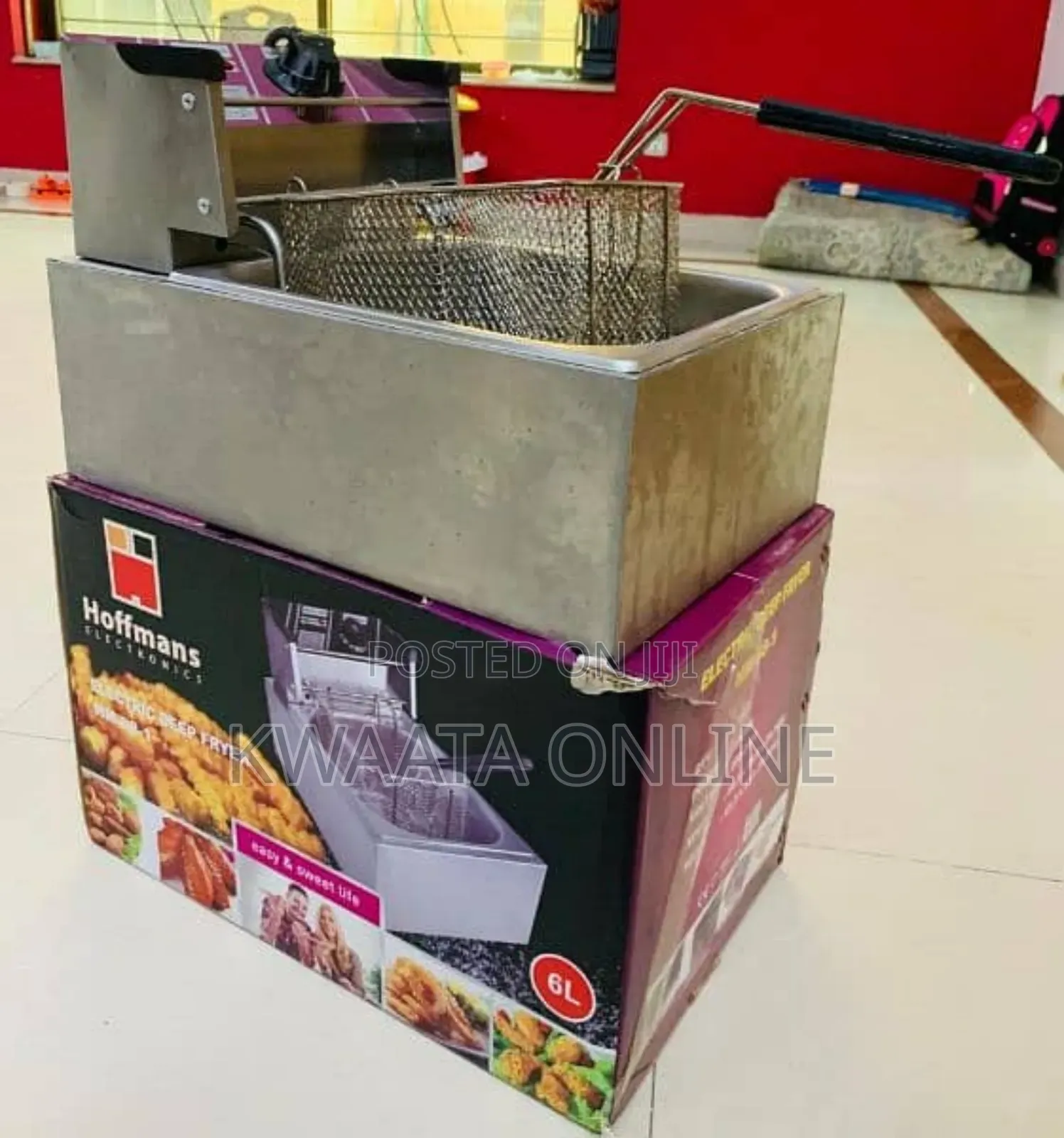 Hoffman Deepfrier 6l Adjustable Temperature Control (60°C Up To 200°C)