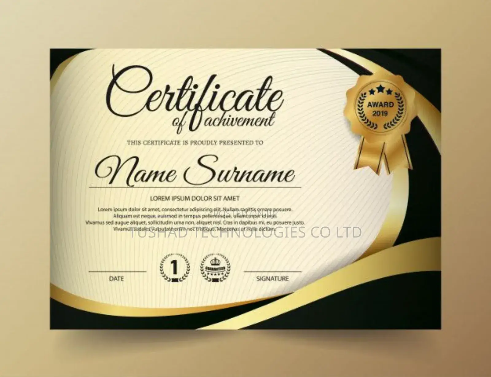 Certificates Printing Designing, Fliers, Posters, Calenders