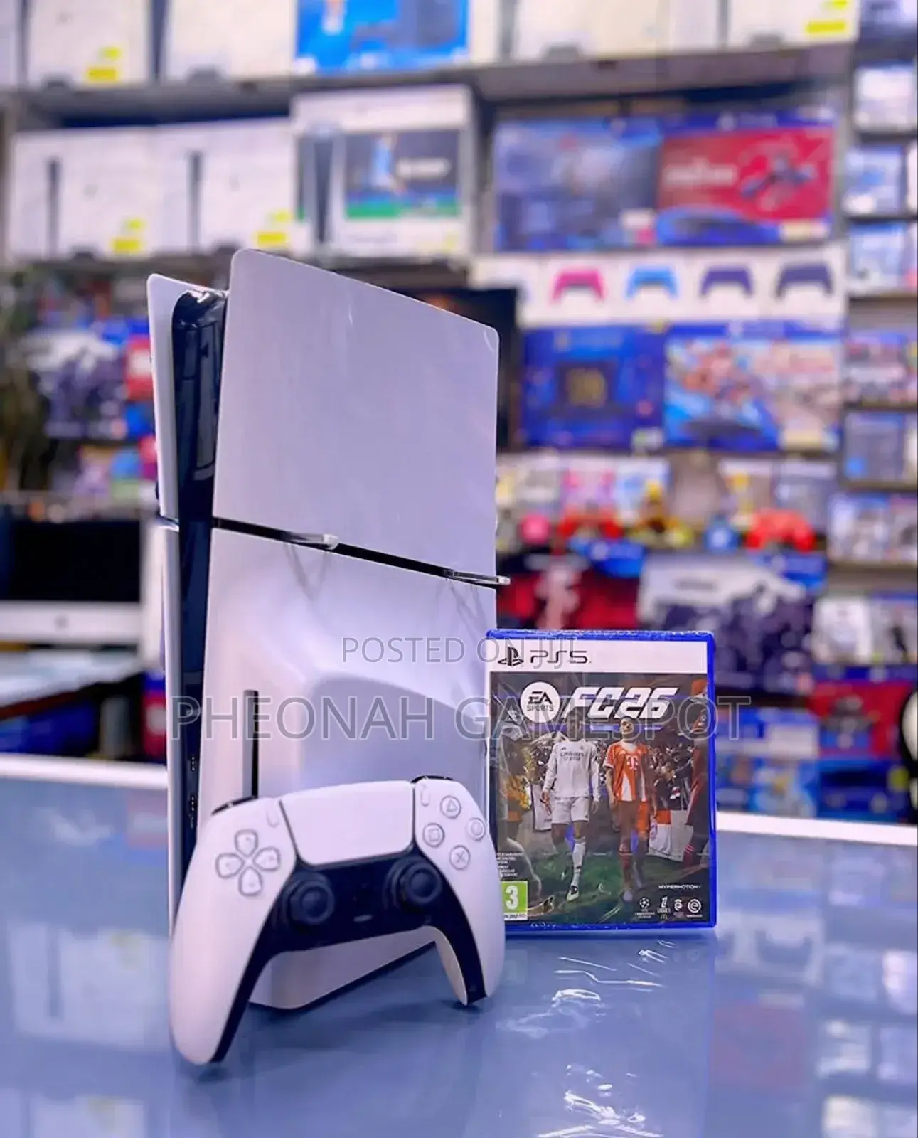 Playstation 5 Slim Bundle: Fc26, Two Pads. Christmas Joy Is Mandatory!