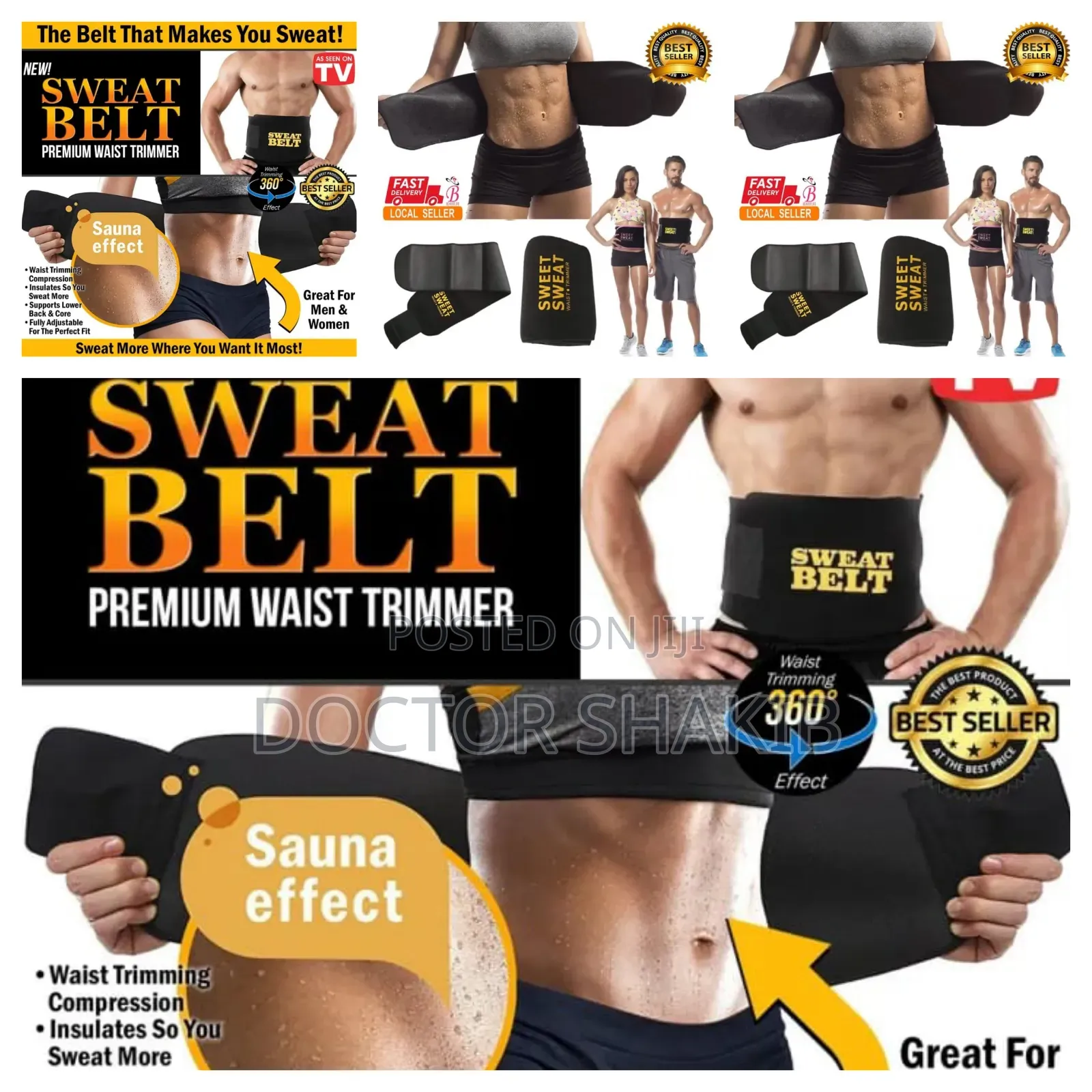 Waist Trimming Sweat Belt