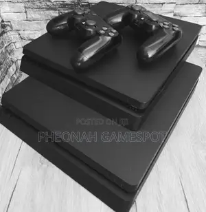 Ps4 Full Kit, Two Controllers, 13 Games Ready, Modern Gaming Tone.