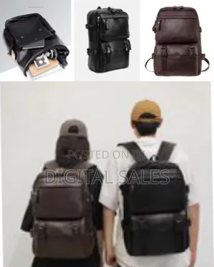 Backpack Soft Leather for Men, High-Quality Luxury Designer Casual