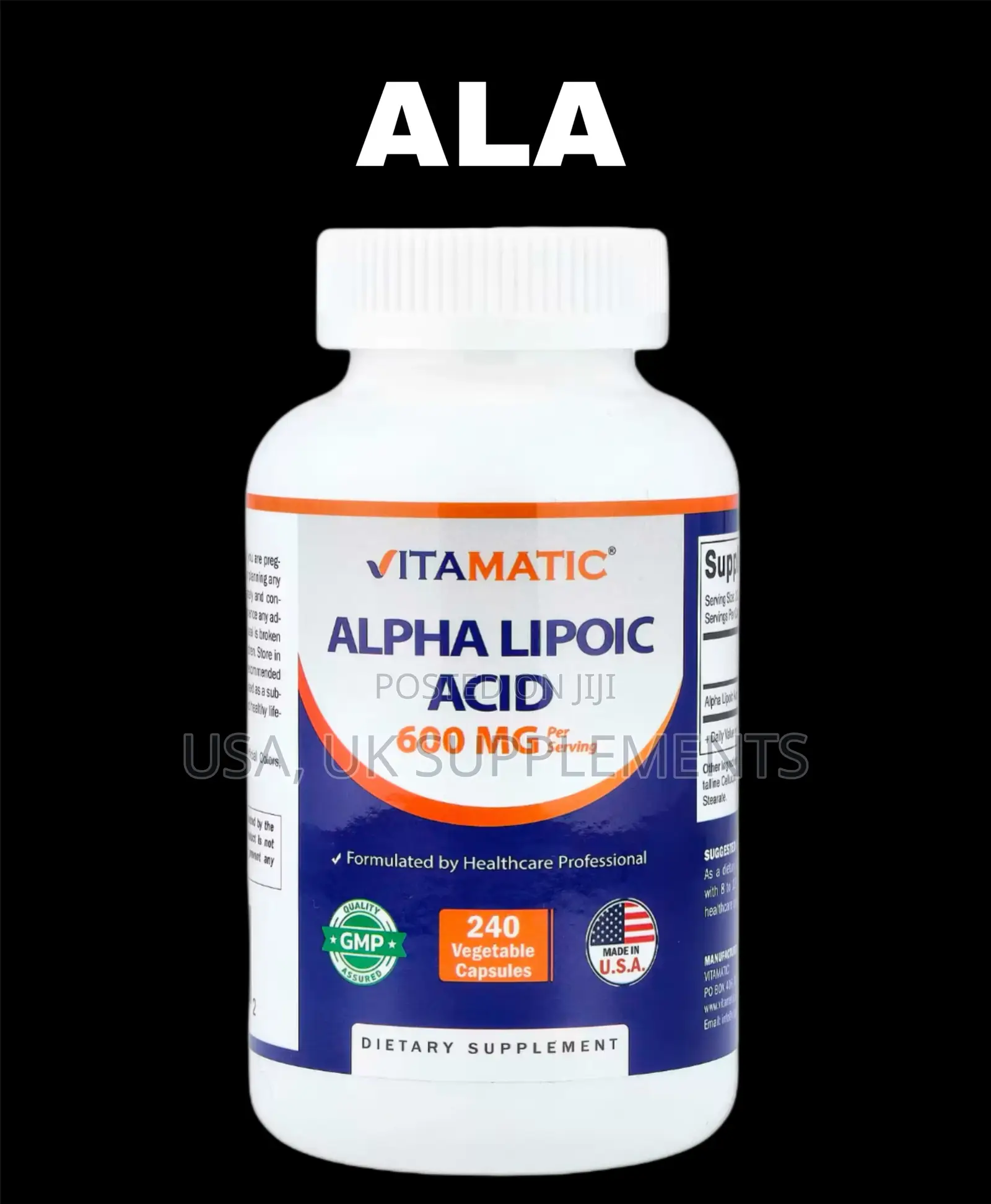 Alpha-Lipoic-Acid 600mg 240capules Ala