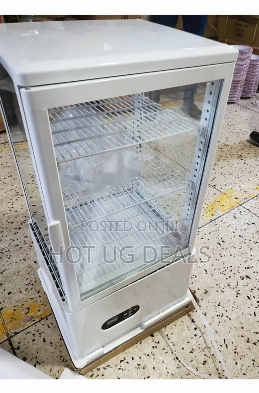 Electric Countertop Cake  Display Fridge  -  White