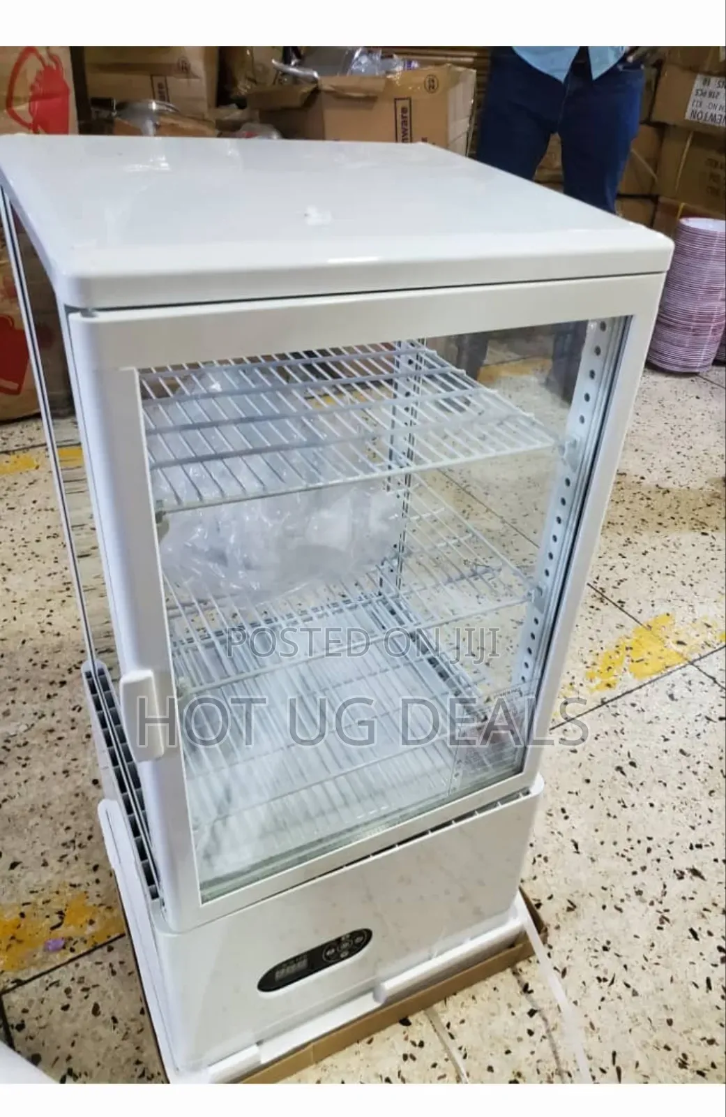 Electric Countertop Cake  Display Fridge  -  White