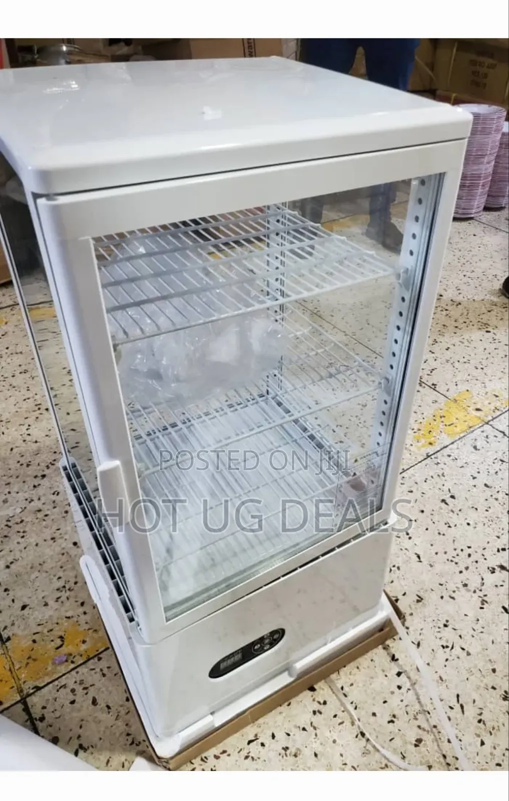 Electric Countertop Cake  Display Fridge  -  White