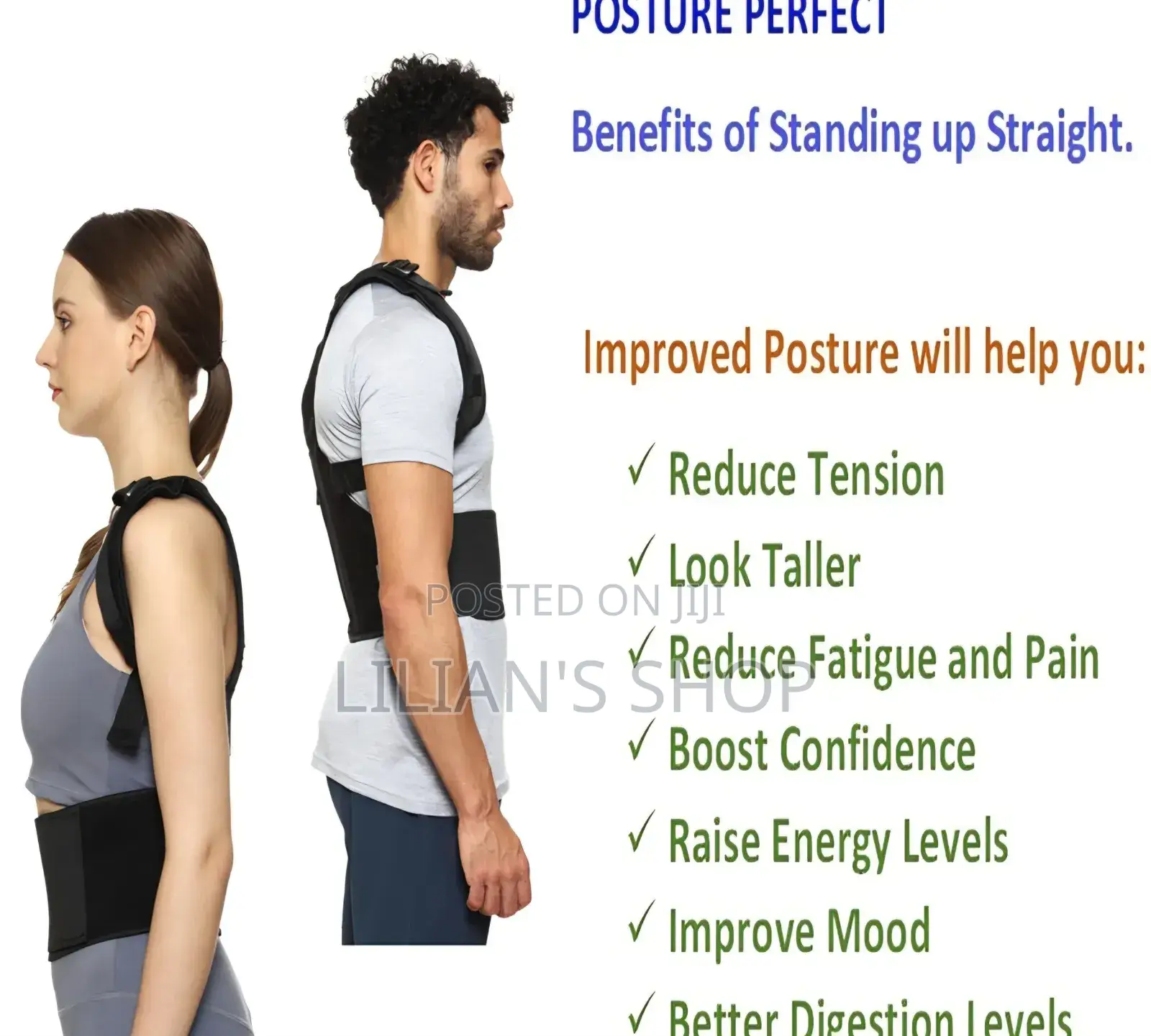 Adjustable Posture Corrector Brace Belt