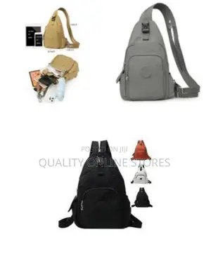 Multi-Pocket Chest Bag Lightweight Business 3-Way Small Backpack