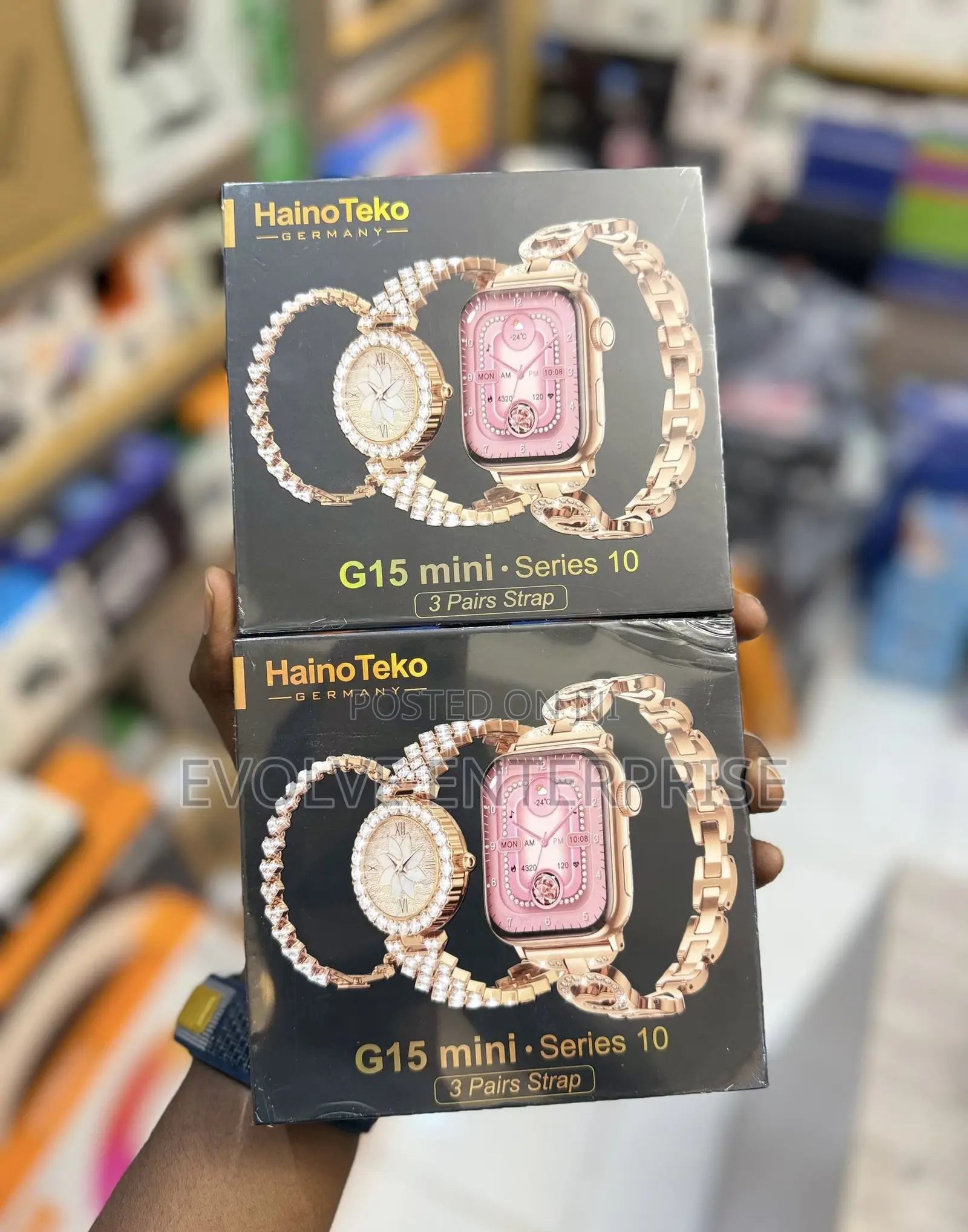Haino Teko G15 Mini Smart Watch Series 10 Stylish Combo